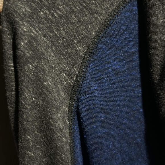 Vintage Y2K Hoodie Colour Block shirt - Picture 5 of 8